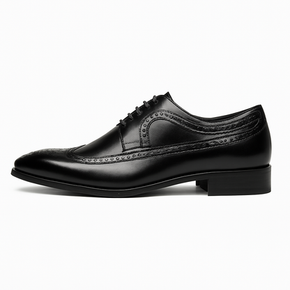 Timeless Perforated Lace Up Oxford Dress Shoes