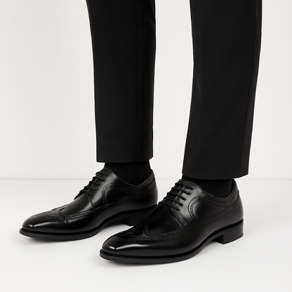 Stylish Men's Leather Lace Up Dress Shoes
