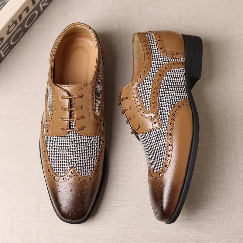 Classic Men's Leather Lace Shoes