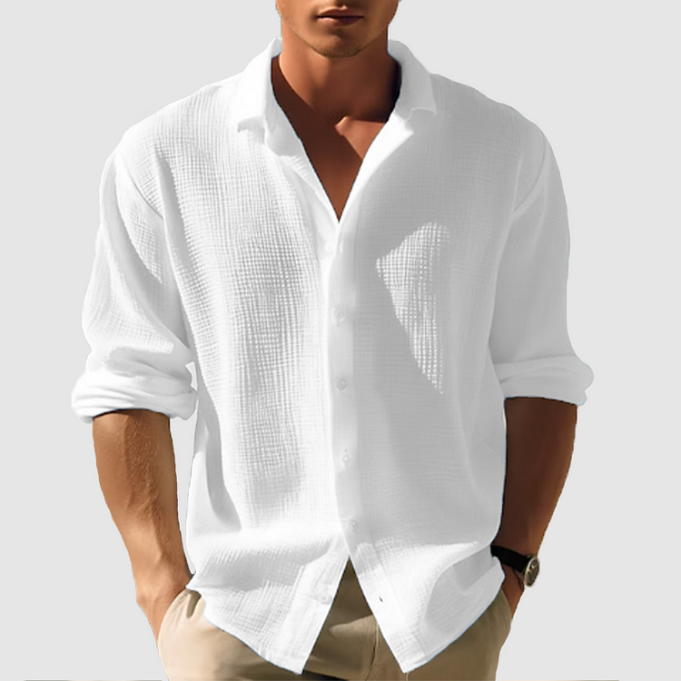 Casual Fit Men's Summer Dress Shirt