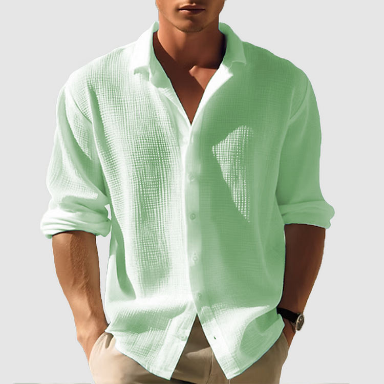 Casual Fit Men's Summer Dress Shirt