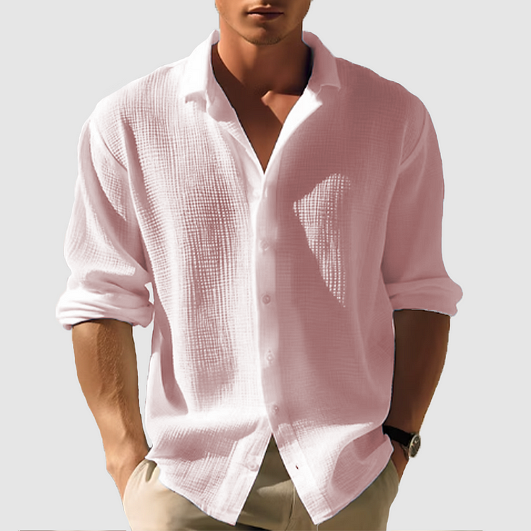 Casual Fit Men's Summer Dress Shirt