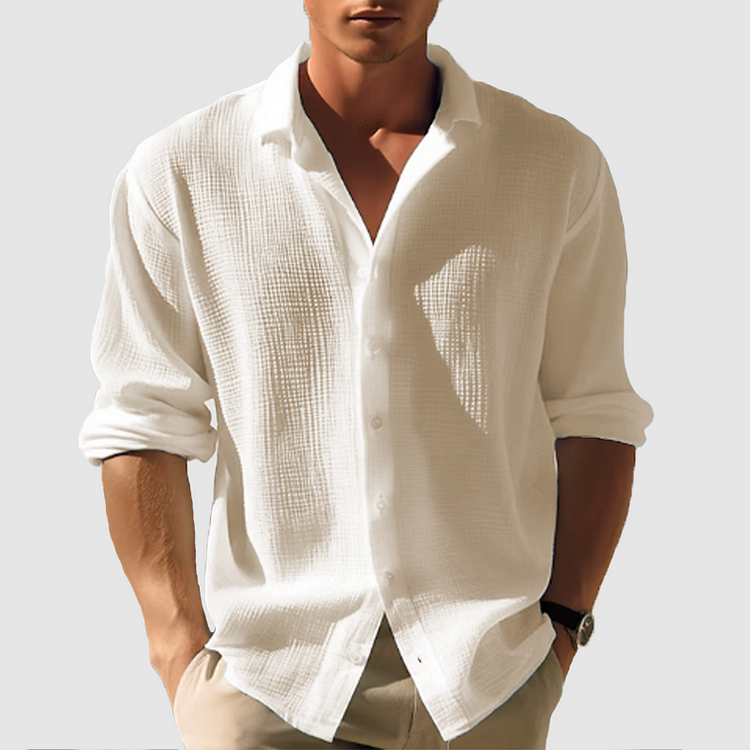 Casual Fit Men's Summer Dress Shirt