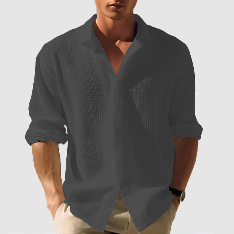 Casual Fit Men's Summer Dress Shirt