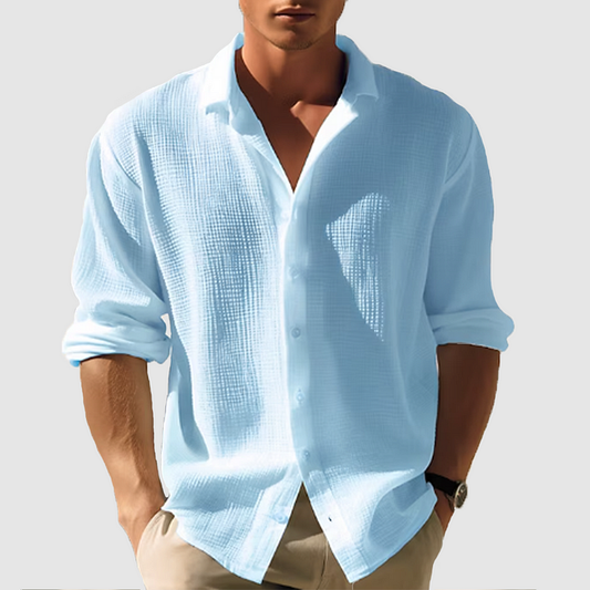 Casual Fit Men's Summer Dress Shirt - OutfitLondon