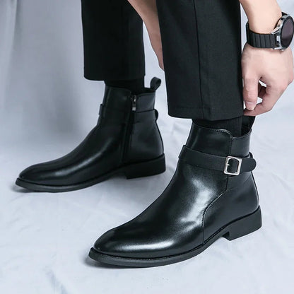 Comfortable Men's Slip On Chelsea Boots