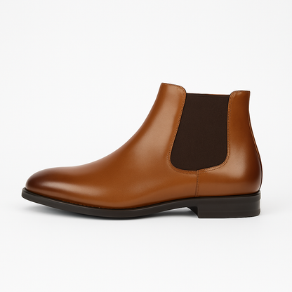Elegant Low Heel Chelsea Ankle Boots