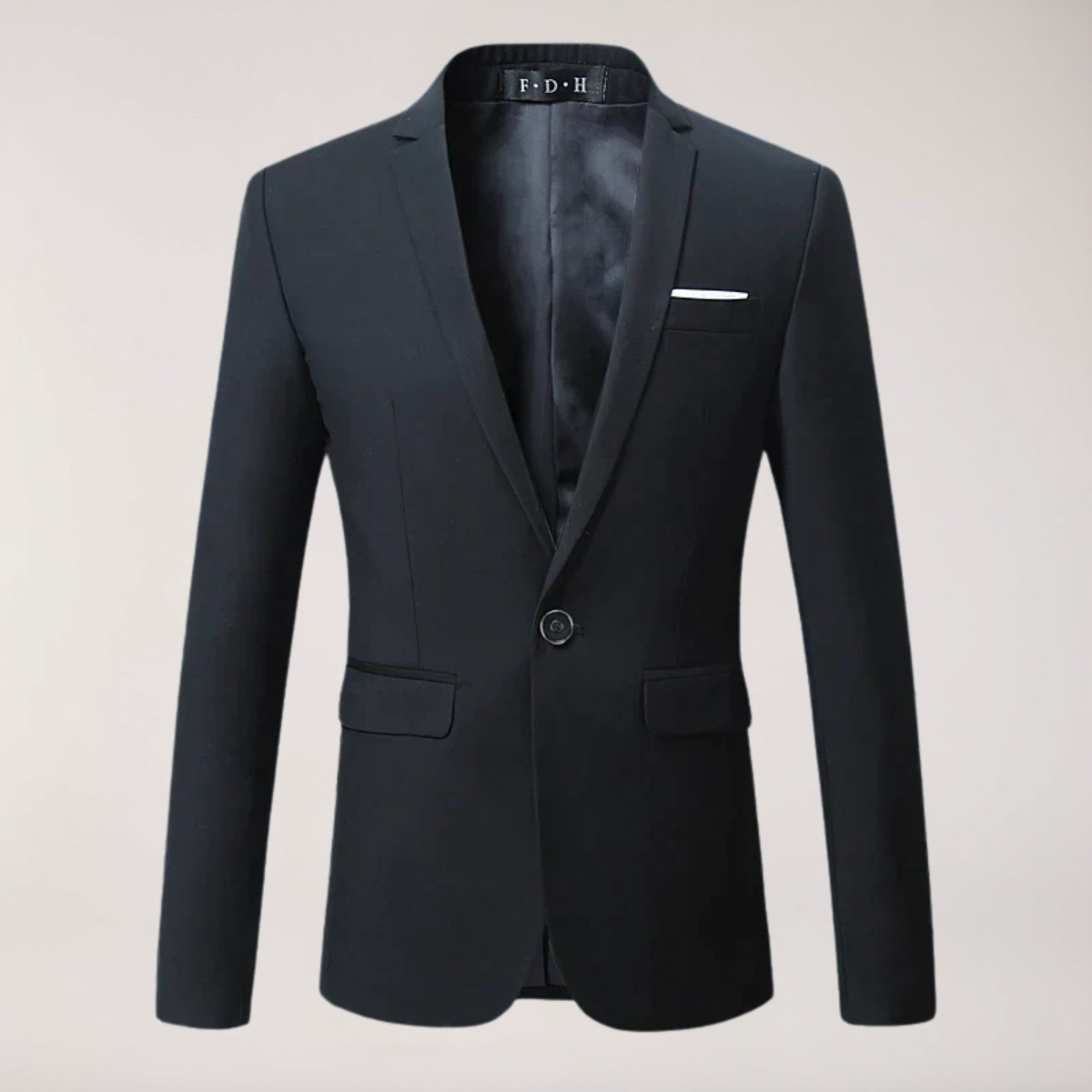 Slim Fit Men's Navy Business Blazer - OutfitLondon