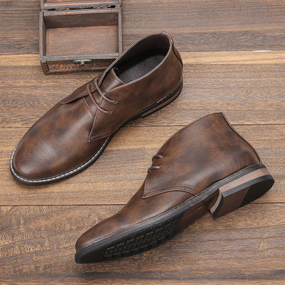 Elegant Formal Lace Up Ankle Boots