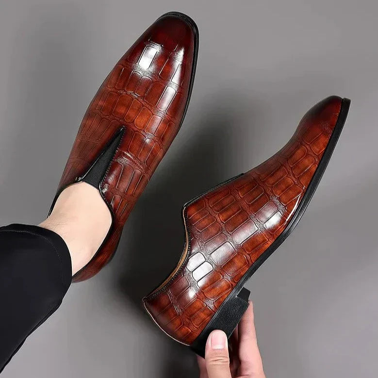 Men's Traditional Leather Oxfords - Comfortable Formal Shoes