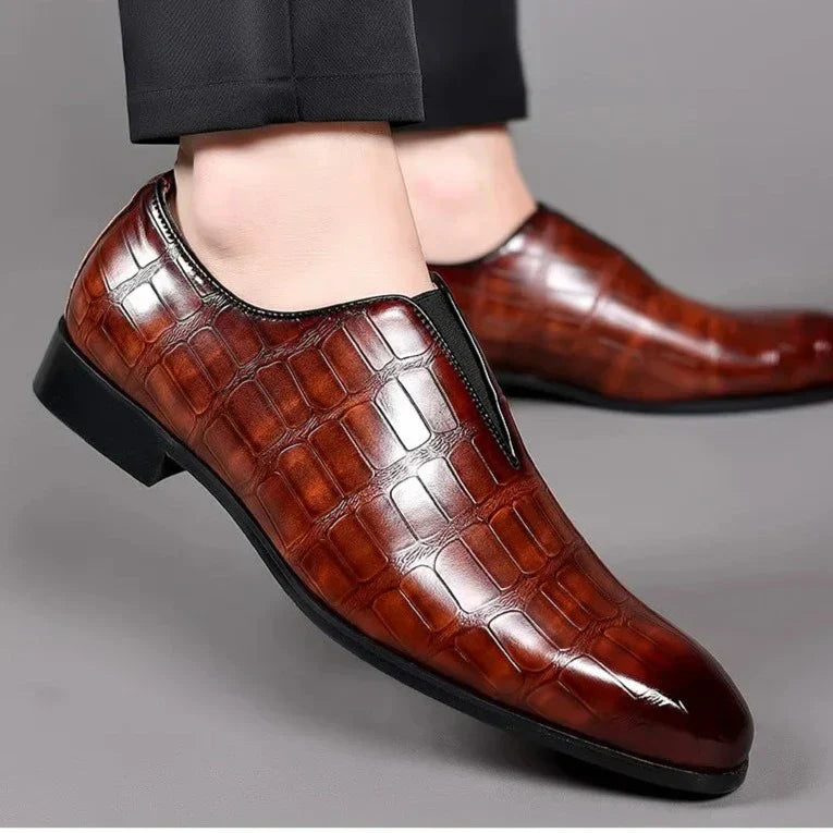 Men's Traditional Leather Oxfords - Comfortable Formal Shoes