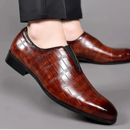 Men's Traditional Leather Oxfords - Comfortable Formal Shoes