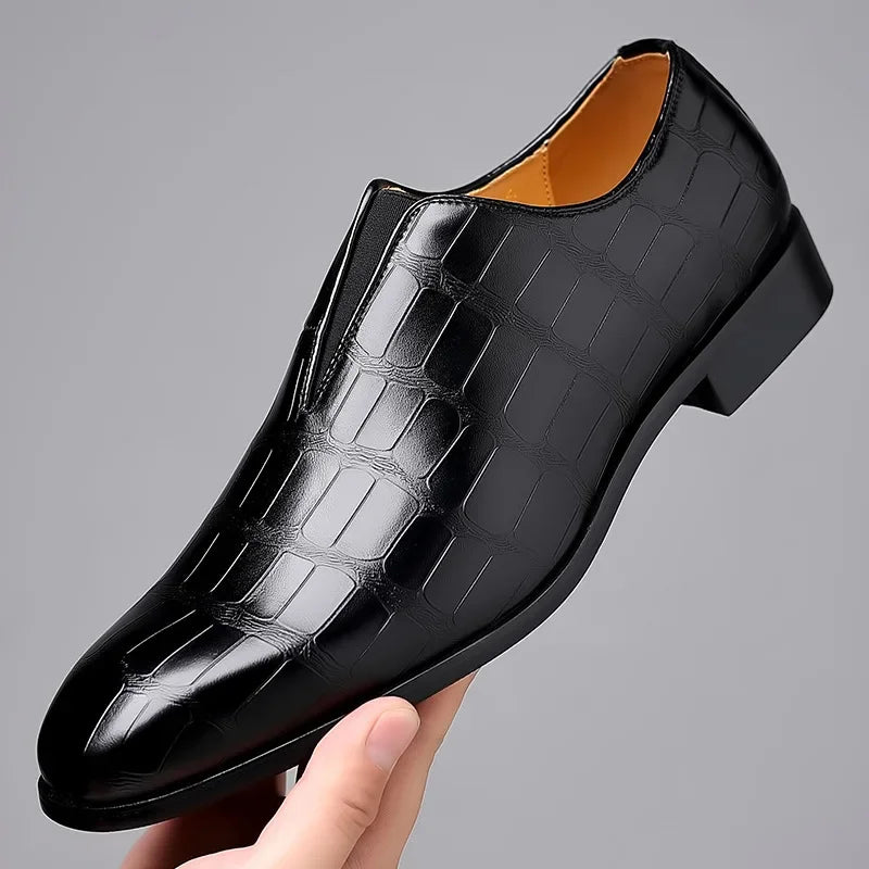 Men's Traditional Leather Oxfords - Comfortable Formal Shoes
