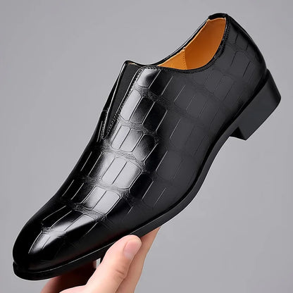Men's Traditional Leather Oxfords - Comfortable Formal Shoes