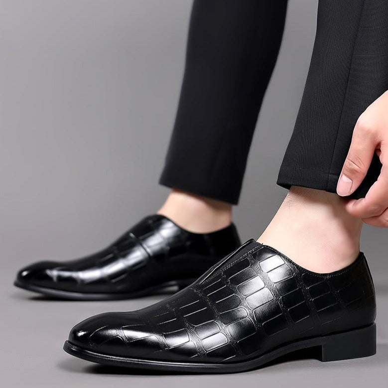 Men's Traditional Leather Oxfords - Comfortable Formal Shoes