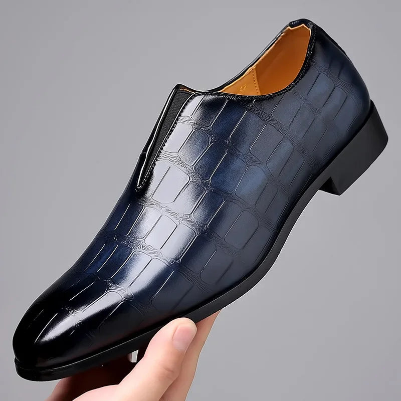 Men's Traditional Leather Oxfords - Comfortable Formal Shoes