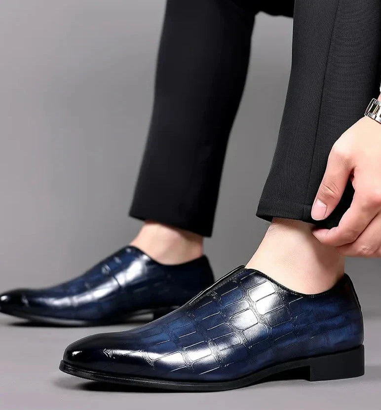 Men's Traditional Leather Oxfords - Comfortable Formal Shoes