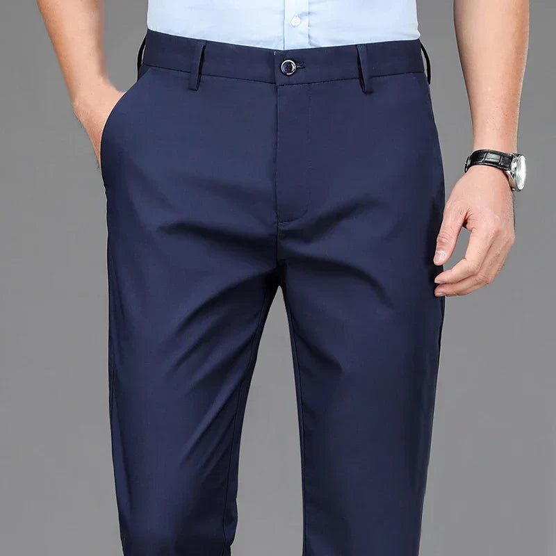 Men's Slim Fit Formal Trousers - OutfitLondon