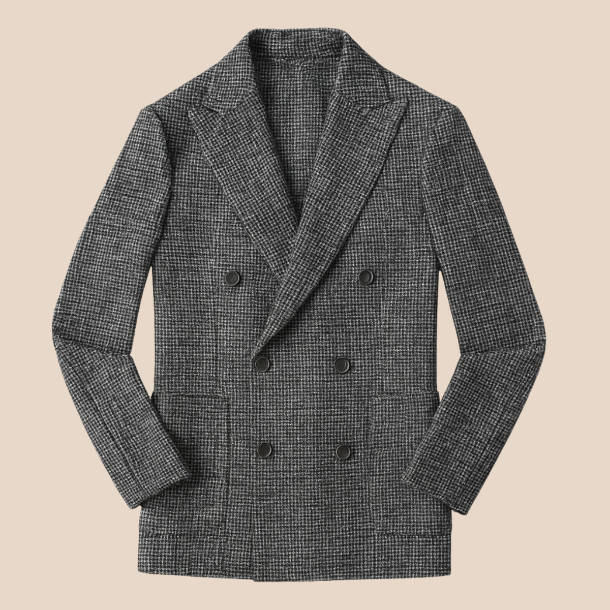 Classic Fit Checked Blazer Jacket