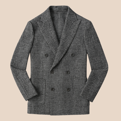 Classic Fit Checked Blazer Jacket