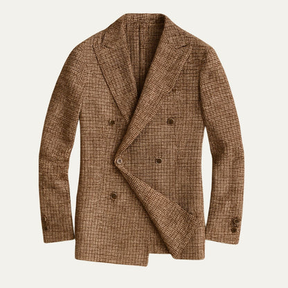 Classic Fit Checked Blazer Jacket - OutfitLondon