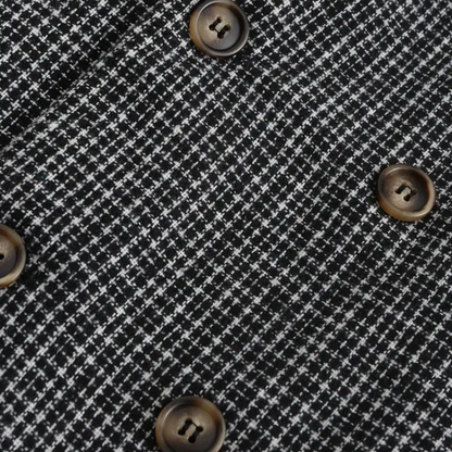 Men's Classic Fit Checked Blazer Jacket