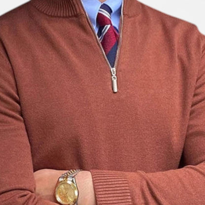 Men's Crew Neck Jumper - Slim Fit Knitted Top
