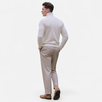 Men's Crew Neck Jumper - Slim Fit Knitted Top