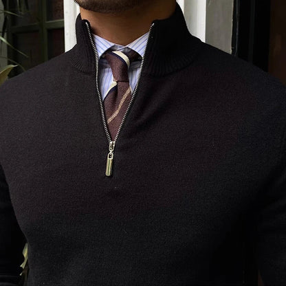 Stylish Mens Autumn Knit Pullover Sweater
