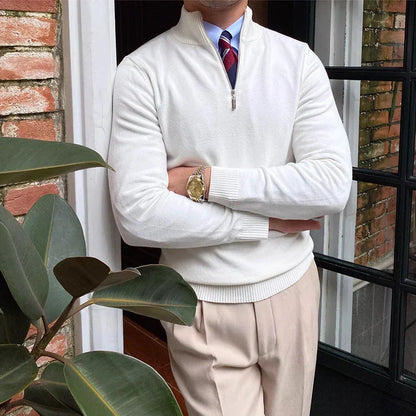 Stylish Mens Autumn Knit Pullover Sweater