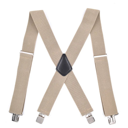Strong Adjustable Men's Y-Back Suspenders