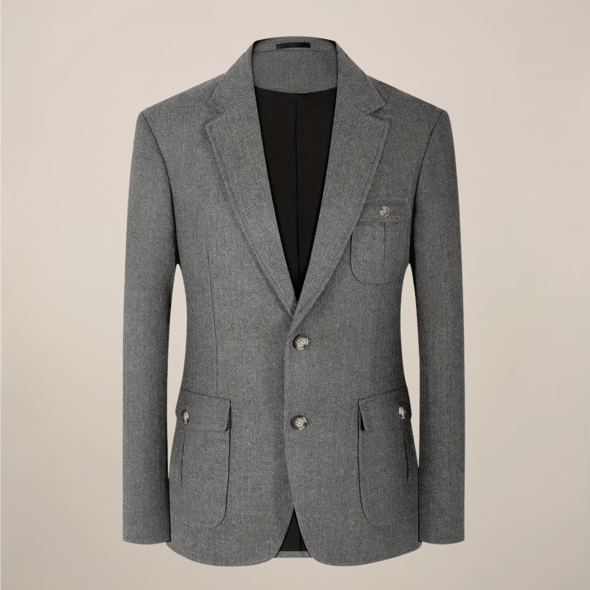 Classic Fit Tweed Blazer Jacket
