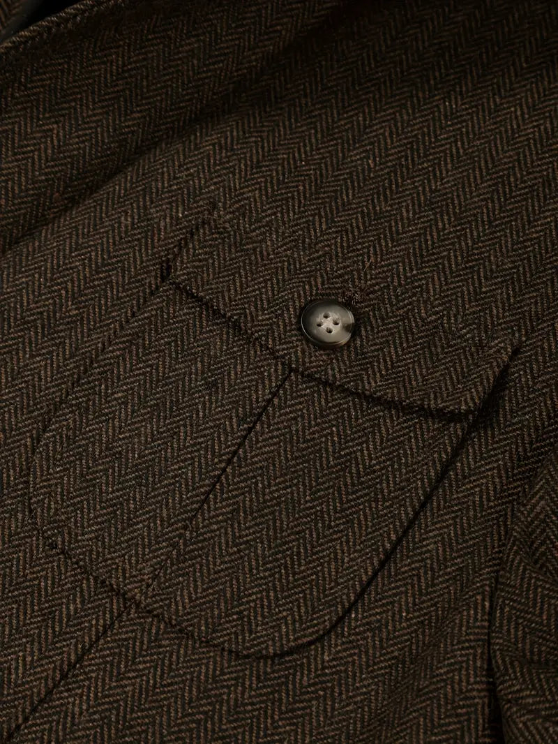 Classic Fit Tweed Blazer Jacket