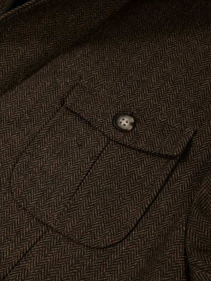 Classic Fit Tweed Blazer Jacket