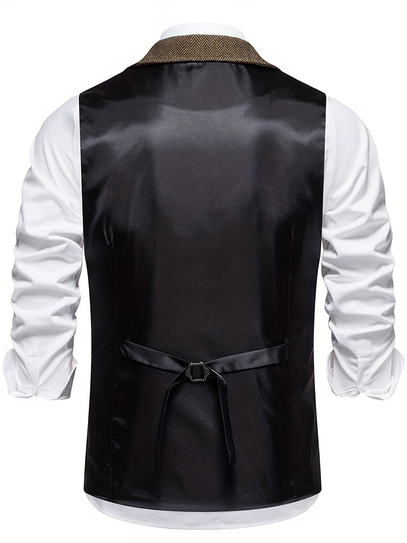 Slim Fit Patterned Vest Waistcoat