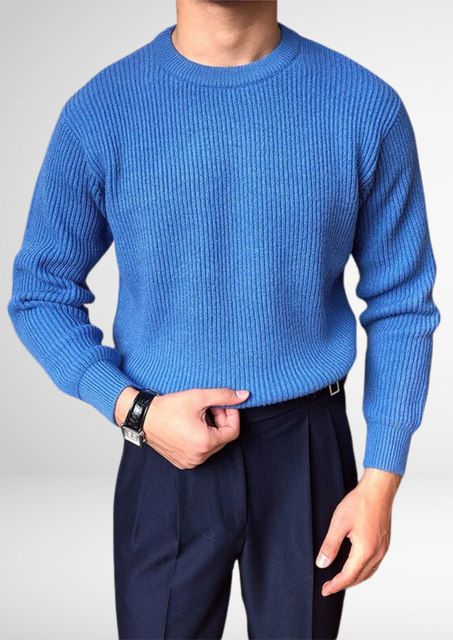 Classic Fit Men's Crew Neck Sweater
