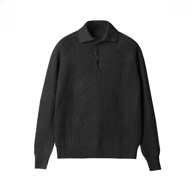 Classic Fit Crew Neck Wool Sweater