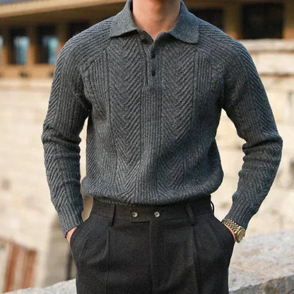 Classic Fit Crew Neck Wool Sweater