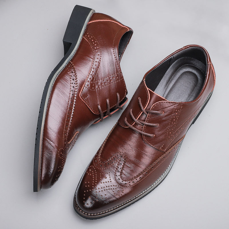 Trendy Men's Ombre Lace Shoes