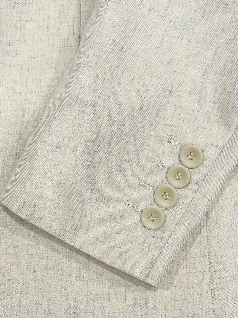 Breathable Linen Suit – Classic Two-Piece Summer Jacket Set