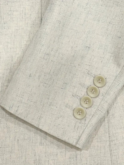 Breathable Linen Suit – Classic Two-Piece Summer Jacket Set