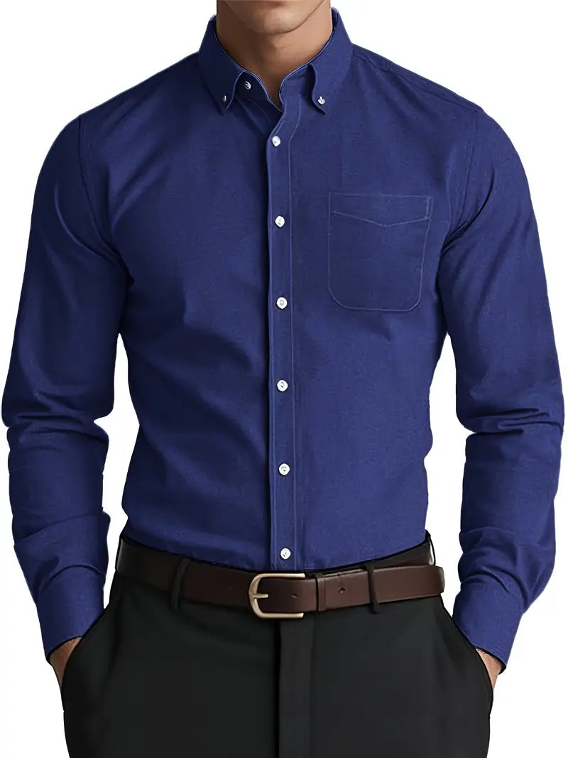 Traditional Fit Mens Formal Dress Shirt