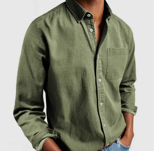 Traditional Fit Men's Button Down Shirt - OutfitLondon
