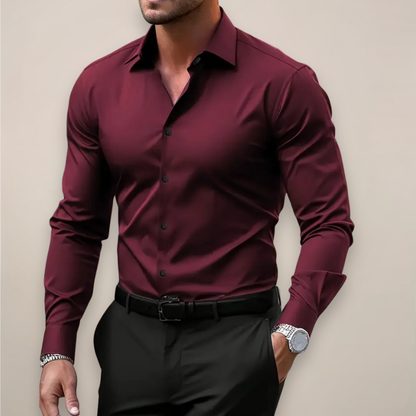 Men's Classic Fit Casual Button Shirt