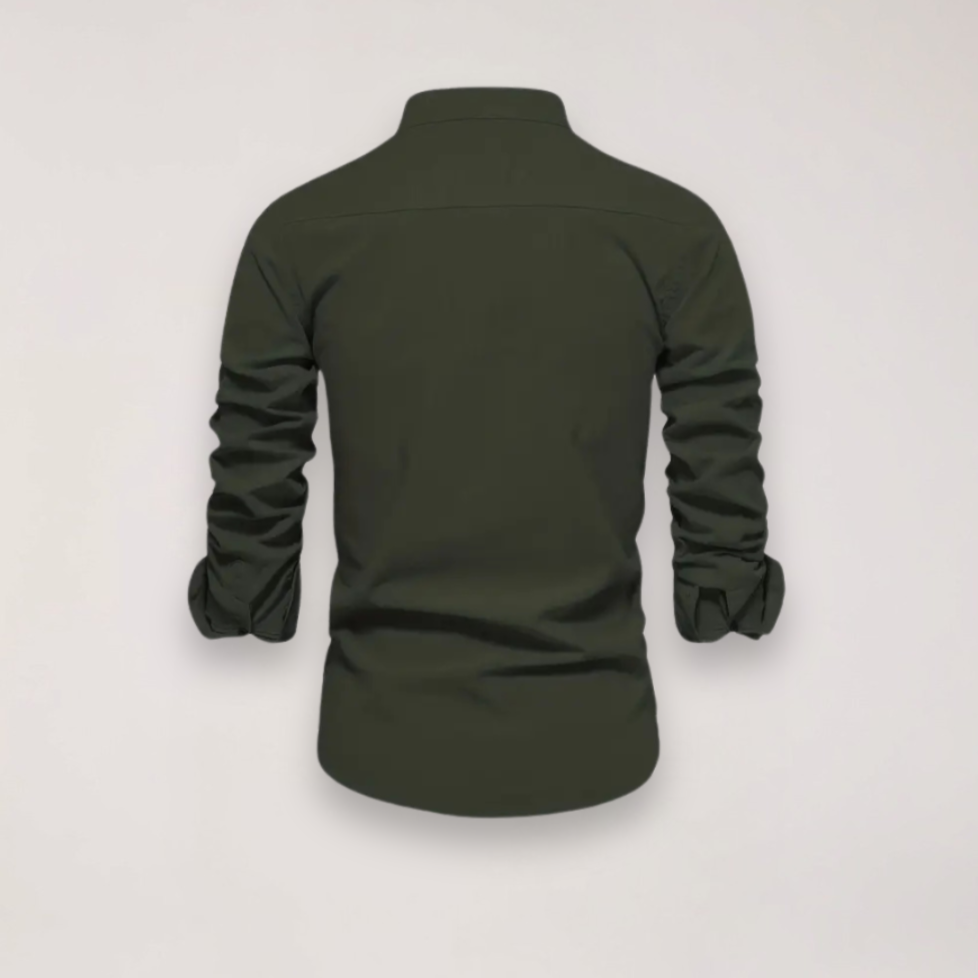Classic Fit Long Sleeve Button Shirt