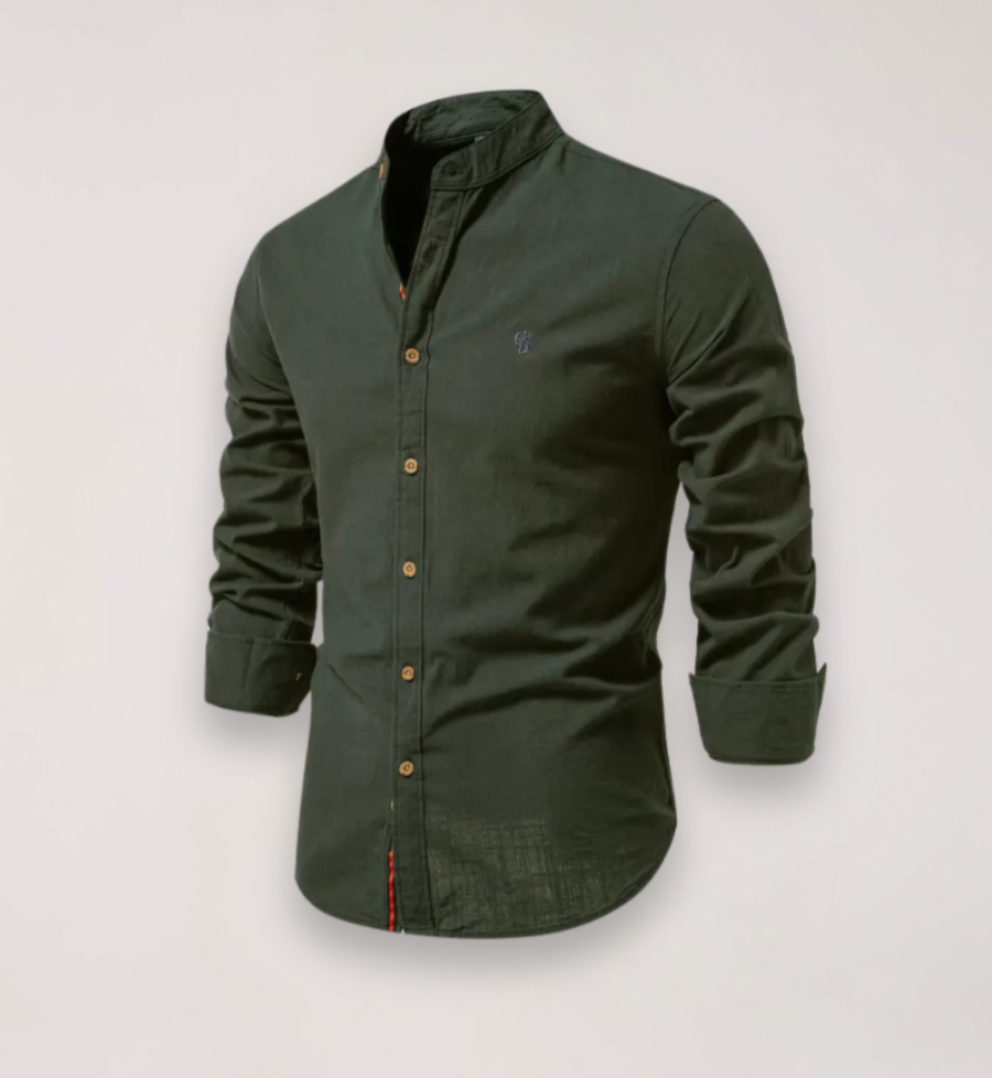 Classic Fit Long Sleeve Button Shirt