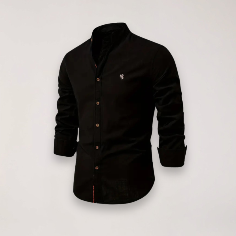 Classic Fit Long Sleeve Button Shirt - OutfitLondon