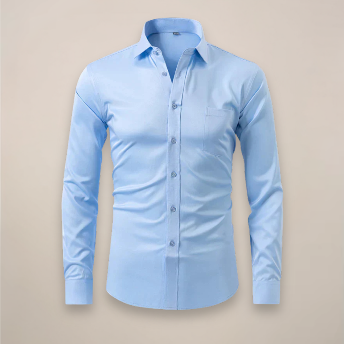 Slim Fit Men's Long Sleeve Dress Shirt