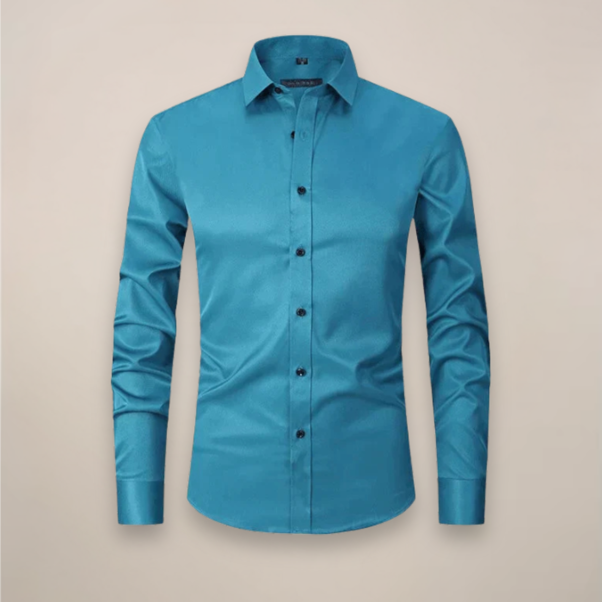 Slim Fit Men's Long Sleeve Dress Shirt