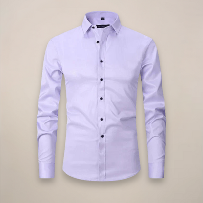 Slim Fit Men's Long Sleeve Dress Shirt